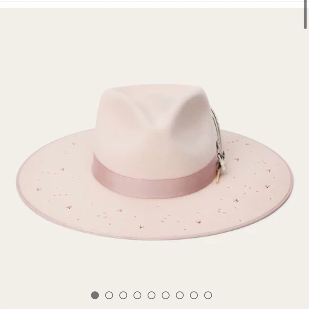 Stetson Night Sky Fedora powder pink